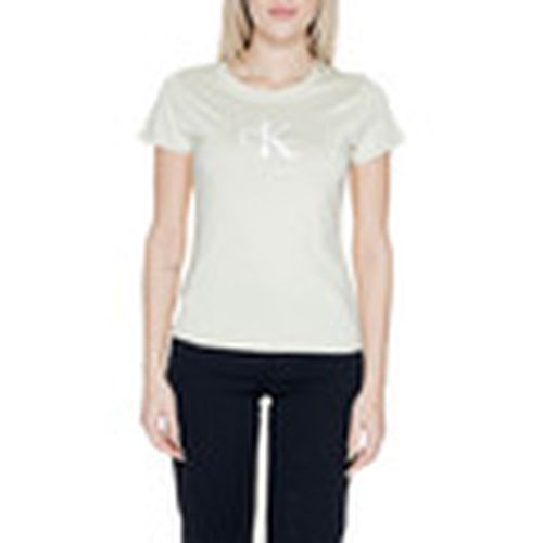 Camiseta SATIN J20J222343 para mujer - Calvin Klein Jeans - Modalova