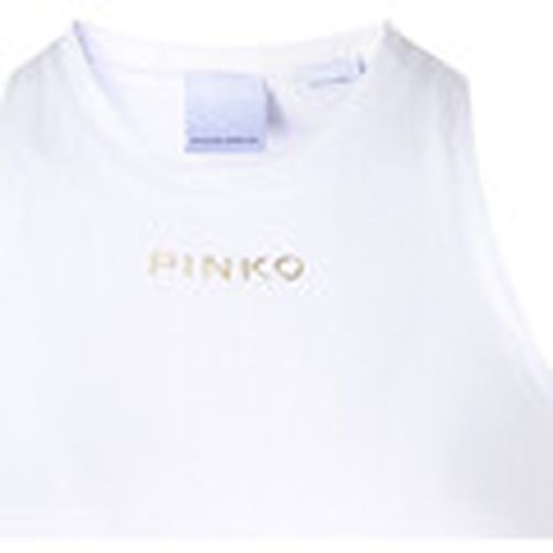 Tops y Camisetas Top acanalado blanco para mujer - Pinko - Modalova