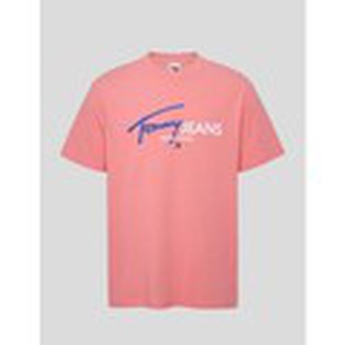 Camiseta CAMISETA SPRAY POP COLOR TEE TIC PINK para hombre - Tommy Jeans - Modalova