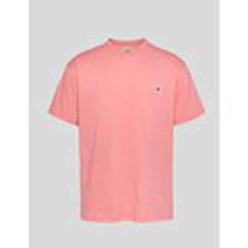 Camiseta CAMISETA REGULAR CORP SIGNATURE TEE TIC PINK para hombre - Tommy Jeans - Modalova