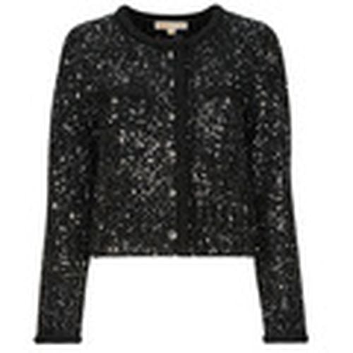 Chaqueta de punto SEQUIN PKT SNAP JKT para mujer - MICHAEL Michael Kors - Modalova