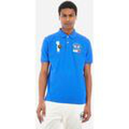 Tops y Camisetas YMP315-PK031-07049 PRUNCESS BLUE para hombre - La Martina - Modalova