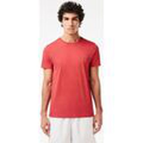 Camiseta Camiseta Roja Pima con Cuello Re para mujer - Lacoste - Modalova