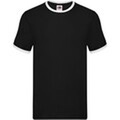 Camiseta Ringer para hombre - Fruit Of The Loom - Modalova