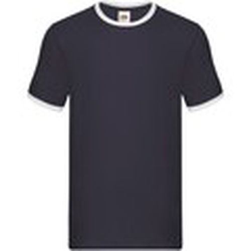 Camiseta manga larga Ringer para hombre - Fruit Of The Loom - Modalova