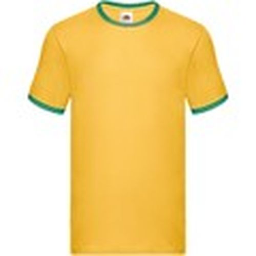 Camiseta Ringer para hombre - Fruit Of The Loom - Modalova