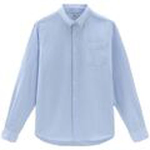 Camisa manga larga Camisa Botton Down Linen Hombre Alaskan Blue Stripe para hombre - Woolrich - Modalova