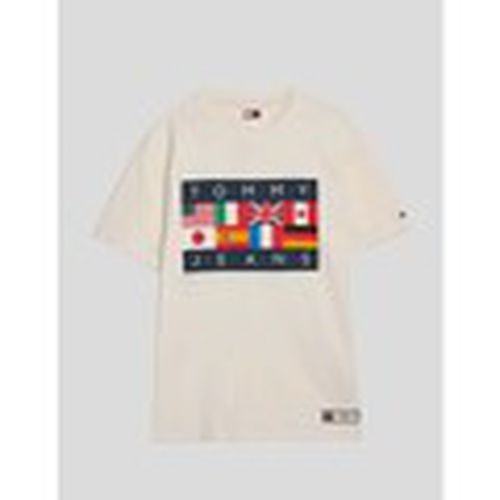 Camiseta CAMISETA INTERNATIONAL GAMES TEE YBH WHITE para hombre - Tommy Jeans - Modalova