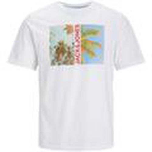 Camiseta 12247982-White para hombre - Jack & Jones - Modalova