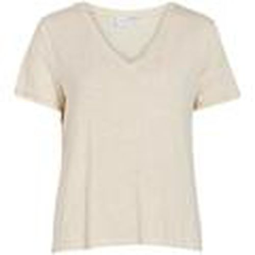 Tops y Camisetas 14093380-Egret para mujer - Vila - Modalova
