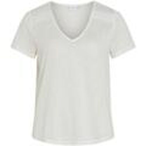 Tops y Camisetas 14093441-Egret para mujer - Vila - Modalova