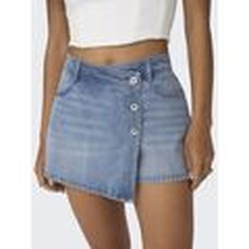 Falda 15256608 LESLY-LIGHT BLUE DENIM para mujer - Only - Modalova