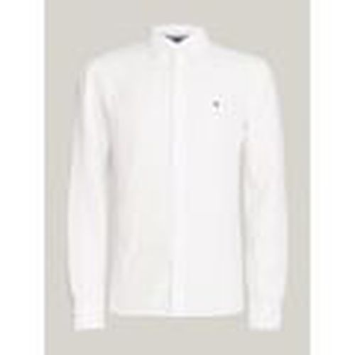 Camisa manga larga MW0MW34602-YCF OPTIC WHITE para hombre - Tommy Hilfiger - Modalova