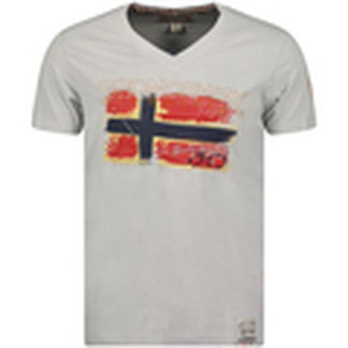 Camiseta SW1561HGN-LIGHT GREY para hombre - Geo Norway - Modalova