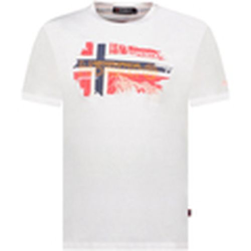 Camiseta SY1366HGN-White para hombre - Geographical Norway - Modalova