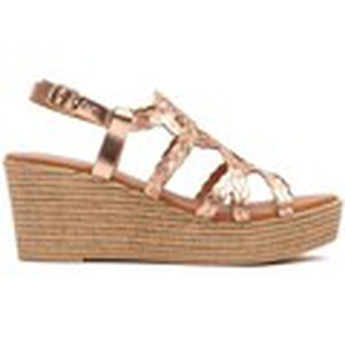 Sandalias Sandalias de mujer de piel metalizado con cuña by DSD para mujer - Calzados Dsd - Modalova