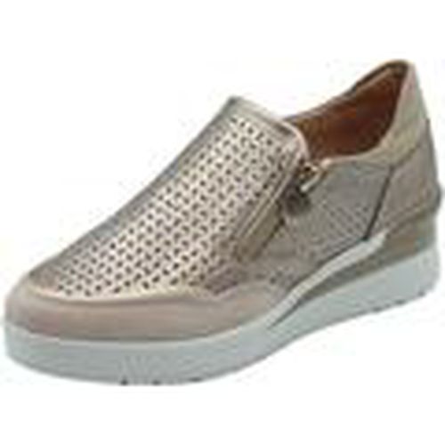 Mocasines 220735 Cream Laminated Metal para mujer - Stonefly - Modalova