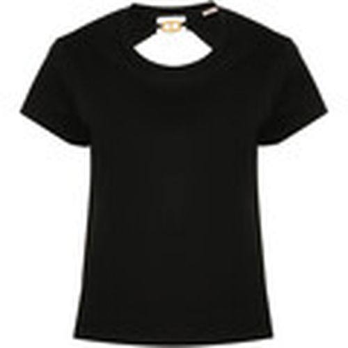 Tops y Camisetas T-SHIRT CON CUT OUT SUL RETRO Art. 241TT2140 para mujer - Twin Set - Modalova