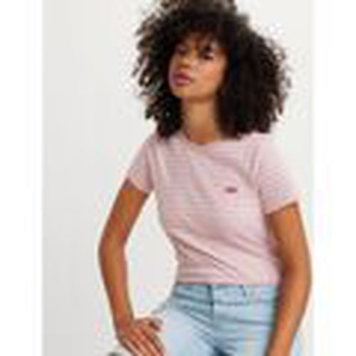 Tops y Camisetas 39185 0287 -PERFECT TEE-TEA STRIPE KEEPSAKE LILAC para mujer - Levis - Modalova