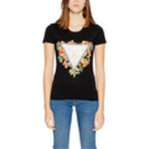Camiseta SS CN TRIANGLE FLOWERS W4GI24 J1314 para mujer - Guess - Modalova