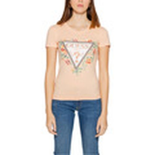 Camiseta SS CN TRIANGLE FLOWERS W4GI24 J1314 para mujer - Guess - Modalova