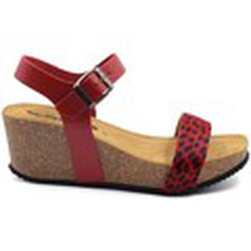 Sandalias Sandalias de mujer bio de piel rojas con cuña by para mujer - Biocomfort - Modalova