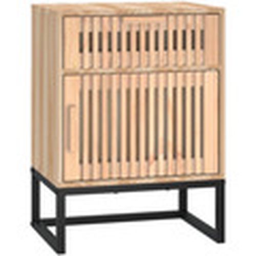 Mesas de comedor Mesita de noche hierro y madera contrachapada 40x30x55,5 cm para - Maison D'home - Modalova