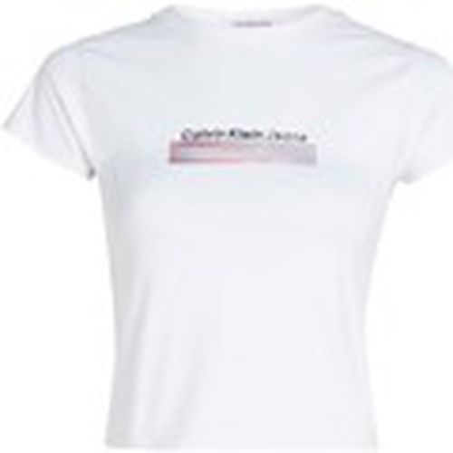 Camiseta Diffused Box Fitted para mujer - Ck Jeans - Modalova