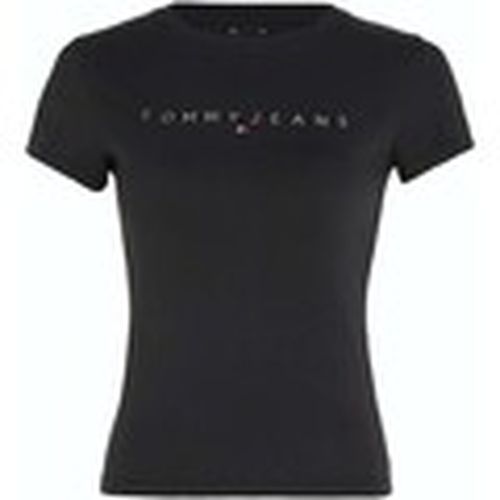 Camiseta Tjw Slim Tonal Linea para mujer - Tommy Jeans - Modalova