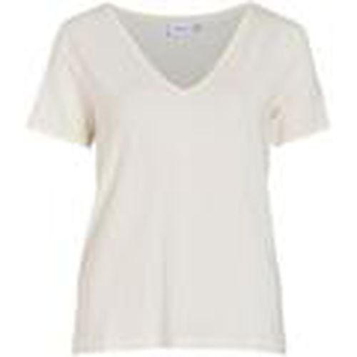 Tops y Camisetas 14090873-Egret GOLD para mujer - Vila - Modalova