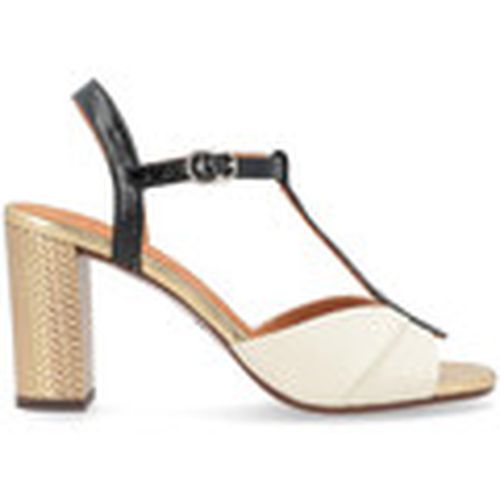 Sandalias Sandalia Biagio de cuero blanco y negro para mujer - Chie Mihara - Modalova