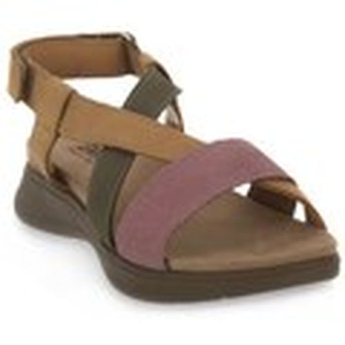 Sandalias con plataforma Samira Cognac para mujer - Enval - Modalova