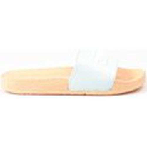 Zapatos Bajos Chanclas Flat Slider Wood Effect 4300325 Turquesa para mujer - Munich - Modalova