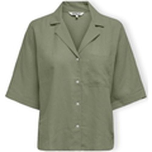 Blusa Noos Tokyo Life Shirt S/S - Oil Green para mujer - Only - Modalova