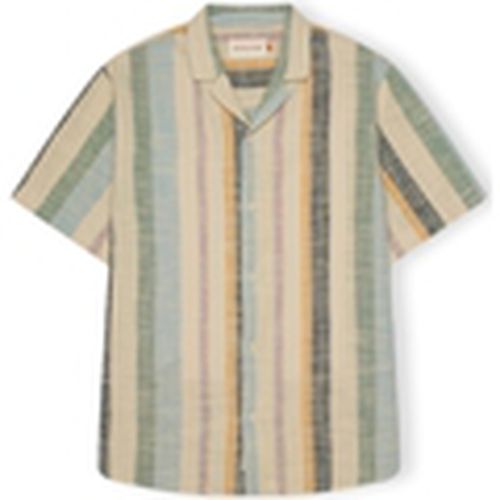 Camisa manga larga Cuban Shirt S/S 3918 - Dustgreen para hombre - Revolution - Modalova