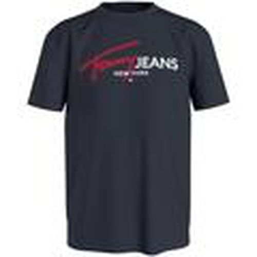Camiseta DM0DM18572C1G para hombre - Tommy Jeans - Modalova
