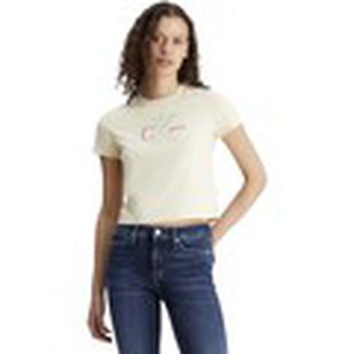 Tops y Camisetas Bold Monologo Baby T para mujer - Ck Jeans - Modalova