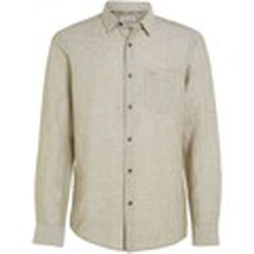 Camisa manga larga Linen Cotton Regular para hombre - Calvin Klein Jeans - Modalova