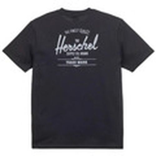 Camiseta Classic Tee Men's Black/White para hombre - Herschel - Modalova