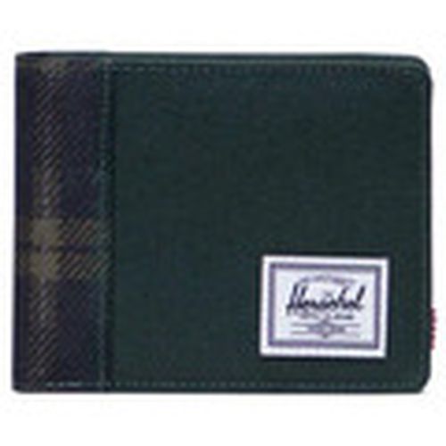 Cartera Roy Wallet Darkest Spruce Winter Plaid para hombre - Herschel - Modalova