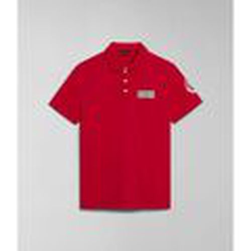 Tops y Camisetas E-AMUNDSEN NP0A4H6A-R251 RED BARBERRY para hombre - Napapijri - Modalova