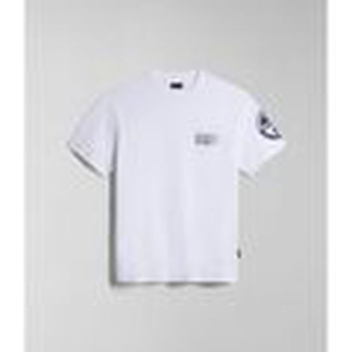 Tops y Camisetas S-AMUNDSEN NP0A4H6B-002 BRIGHT WHITE para hombre - Napapijri - Modalova