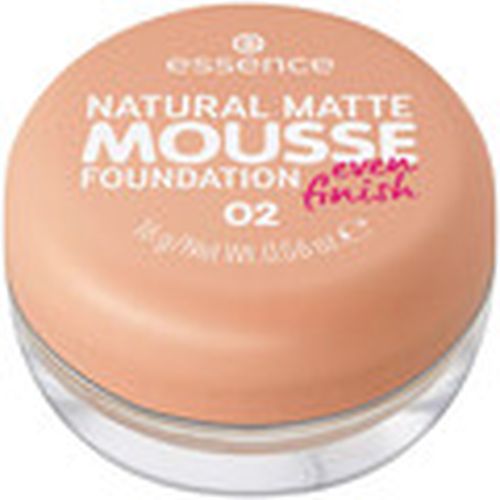 Base de maquillaje Natural Matte Mousse Foundation - 02 para mujer - Essence - Modalova