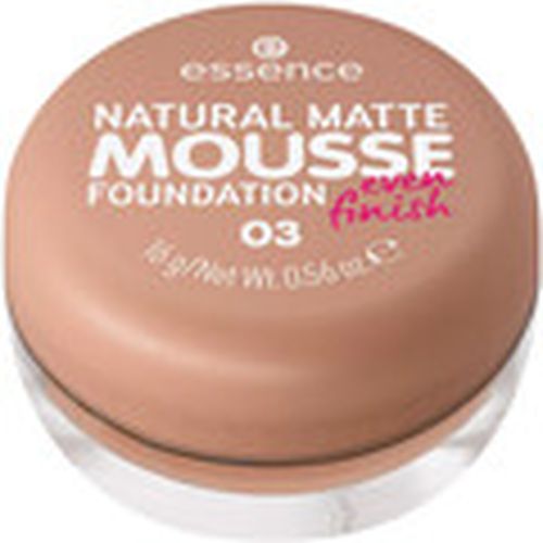 Base de maquillaje Natural Matte Mousse Foundation - 03 para mujer - Essence - Modalova