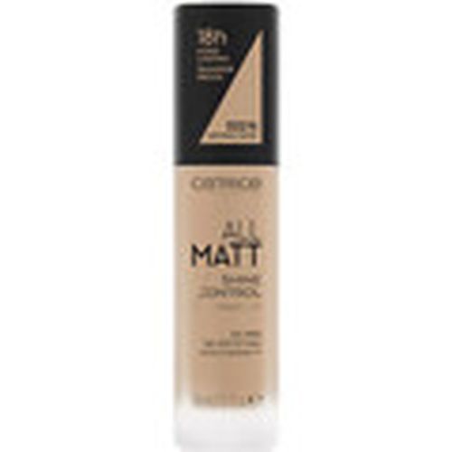 Base de maquillaje Matte Foundation All Matt Shine Control - 22 N Neutral para mujer - Catrice - Modalova