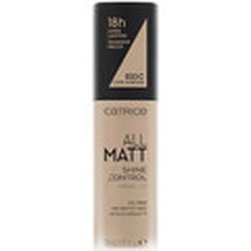 Base de maquillaje Matte Foundation All Matt Shine Control - 33 C Cool Alm para mujer - Catrice - Modalova