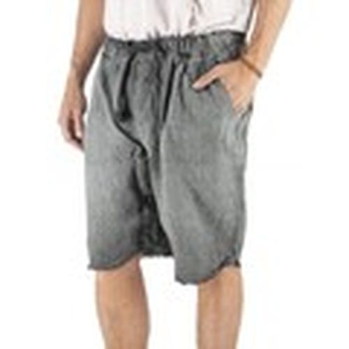 Pantalones Bermudas de lino degradado para hombre - Never Enough - Modalova