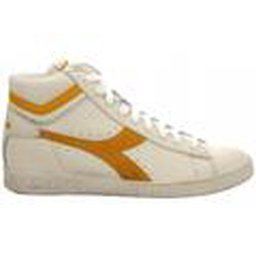 Zapatillas altas game_l_high_waxed_suede_pop_giallo para hombre - Diadora - Modalova