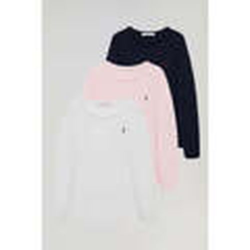 Camiseta manga larga PACK - 3 RIGBY GO W TSHIRT ML B N-W-P NEW para mujer - Polo Club - Modalova