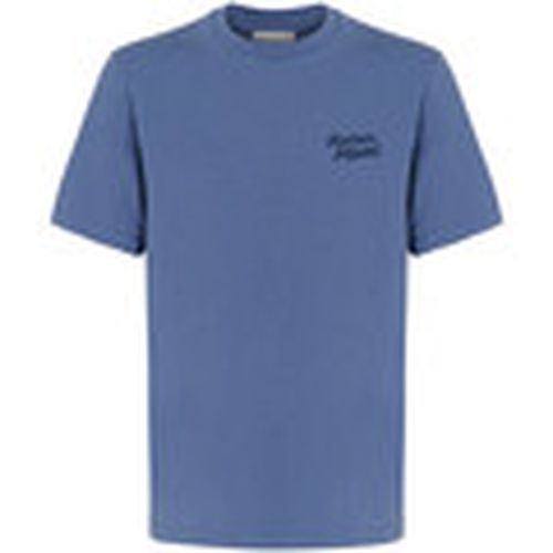 Tops y Camisetas Camiseta Escritura a mano en jersey azul para mujer - Maison Kitsuné - Modalova
